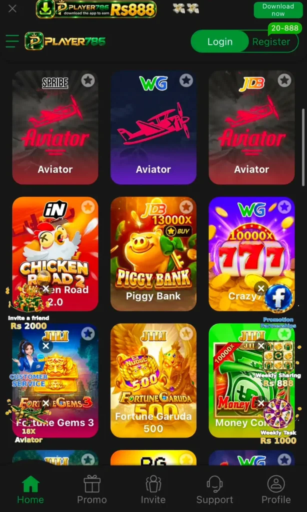 PLAYER786 Game